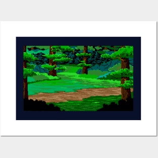 Quest for Glory Forest Pixel Art Posters and Art